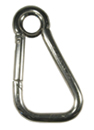 Stainless Steel Asymmetric Carbine Hooks with Eye