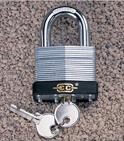  Laminated Steel Padlock