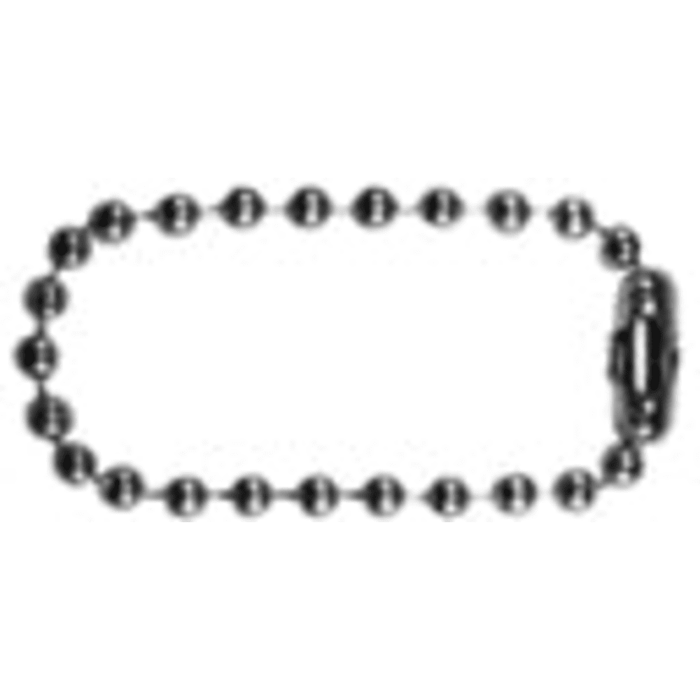 No.3 (2.4mm) Nickel Plated Steel Ball Key Chains