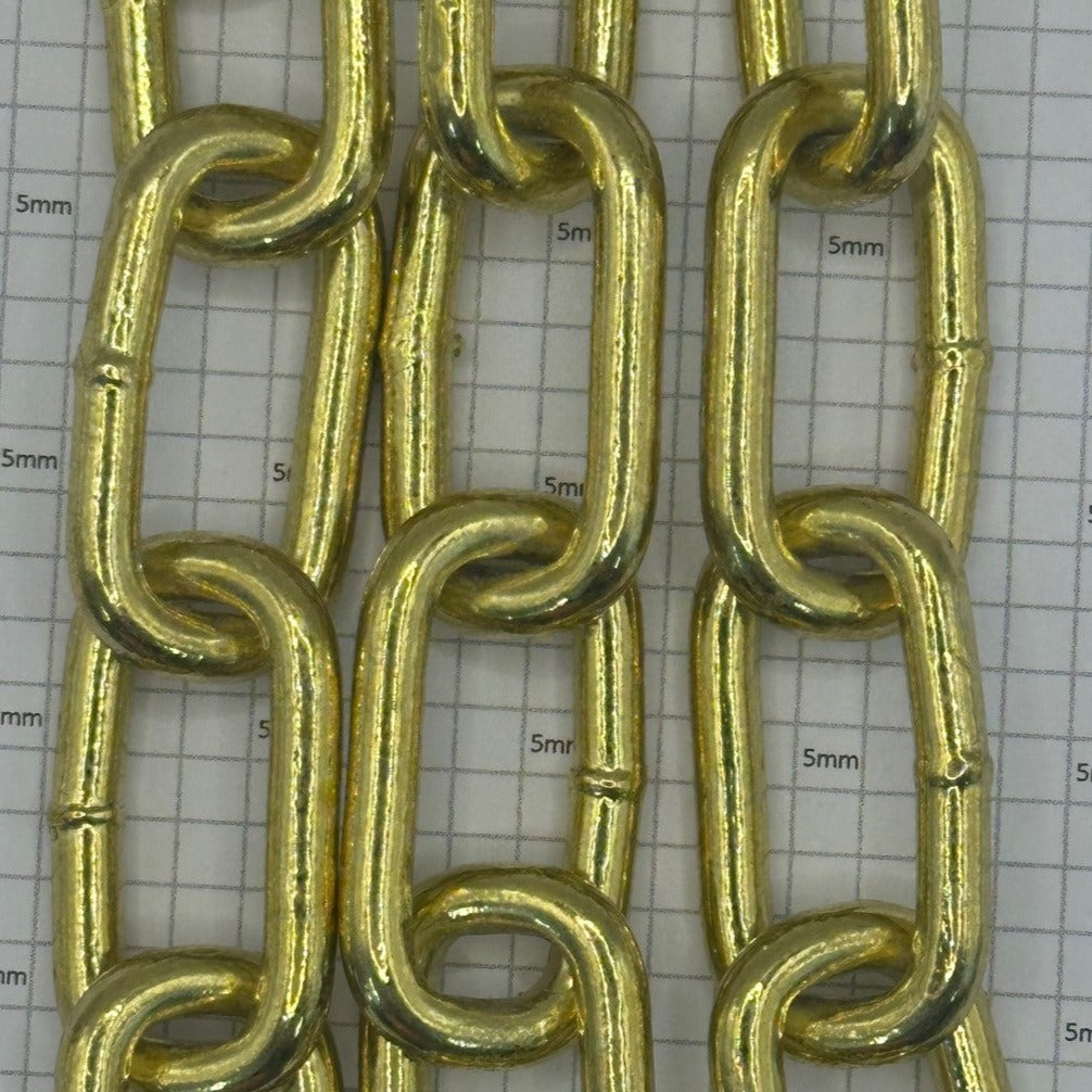 Brass Plated Steel Welded Chain - Image 5