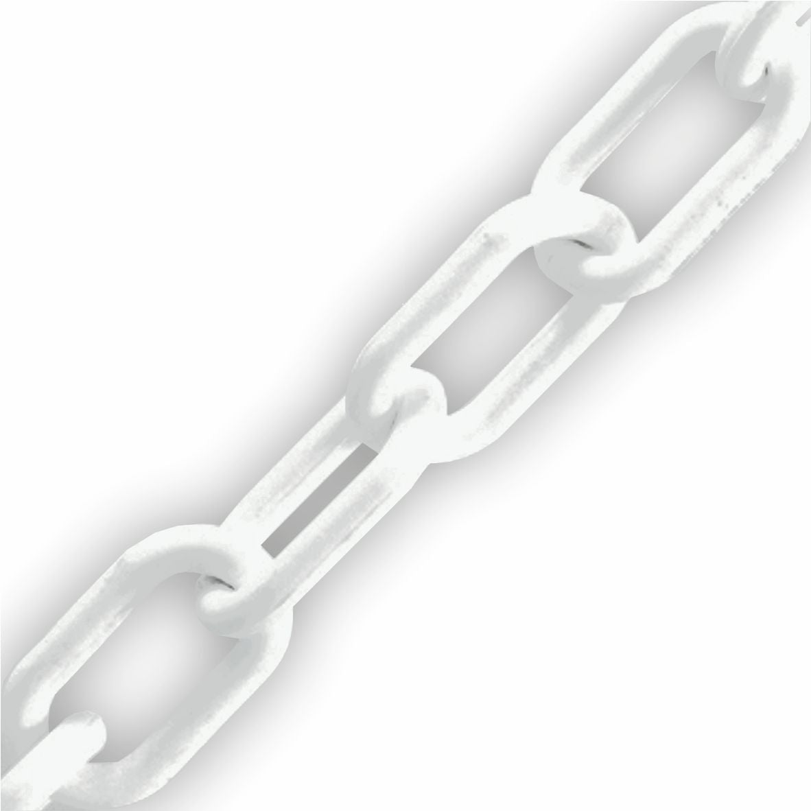 White Plastic Chain by the metre (maximum length 25m) - Image 2