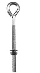 Zinc Plated Unwelded Eyebolts with Nut and Washer - Image 2