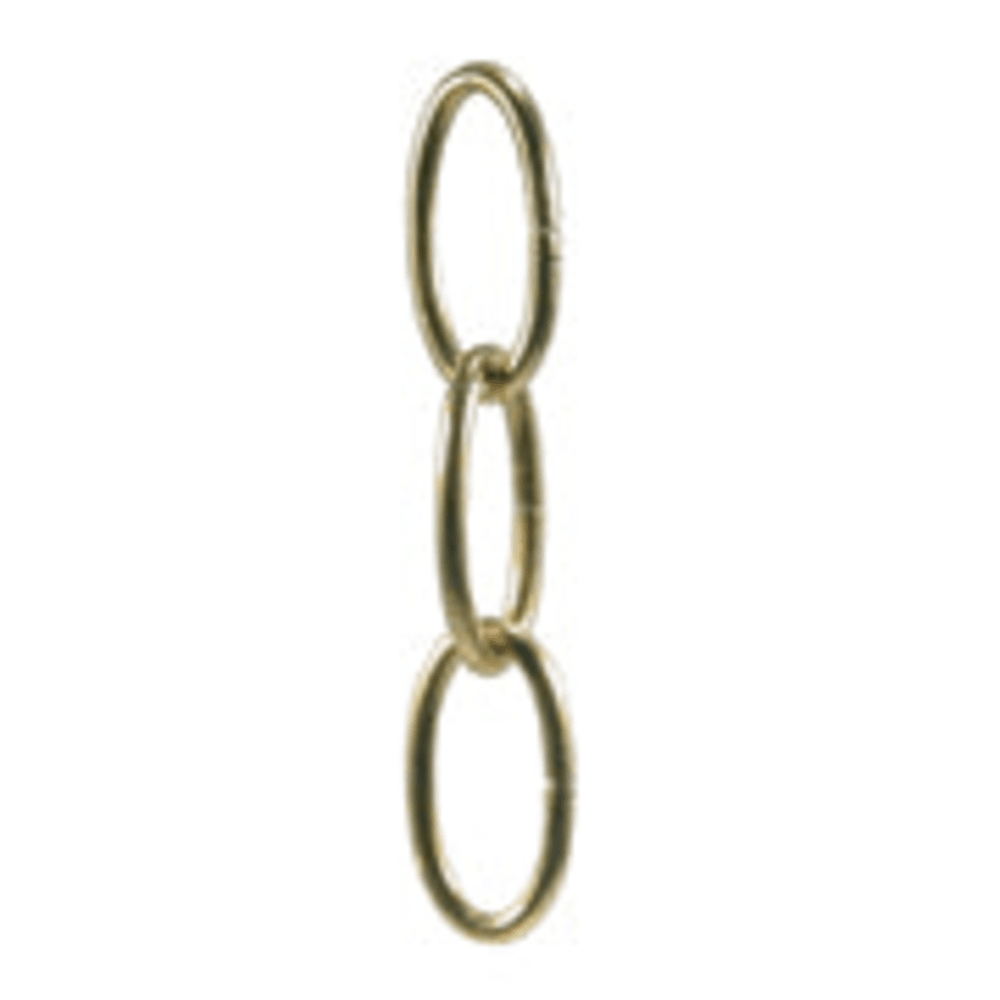 Electro-Brassed Steel Decorative Oval Chain - Image 2